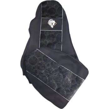 Potah sedadla Autopotahy textilní pro DAF 95XF/105XF/LF/CF, černo-šedá barva (č. 45)