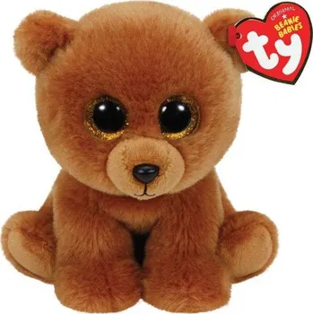 Hračka TY Beanie Boos medvídek hnědý 6˝ medium 6˝