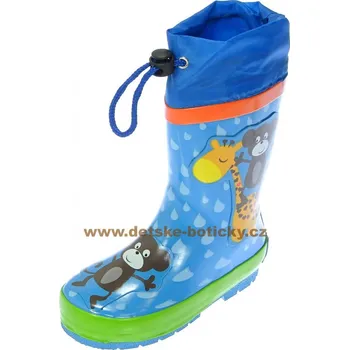 Dívčí holínky Pidilidi PL52 opice modrá 27