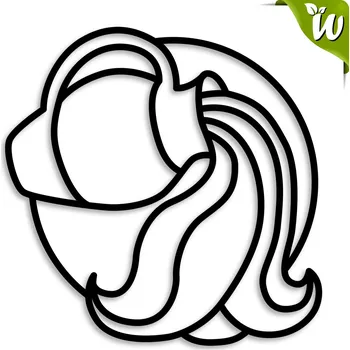 Vodnář dřevěná dekorace