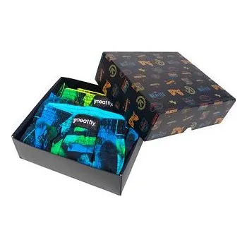 Pánské spodní prádlo Meatfly pánské trenýrky Agostino Substance Gift Pack | Modrá | Velikost M