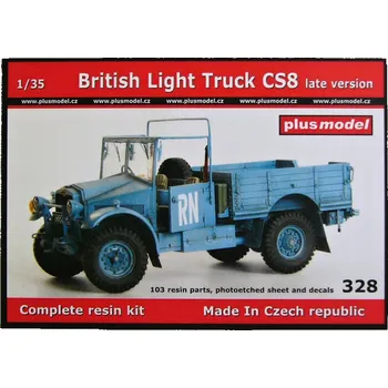 Plastikový model Plusmodel 1/35 British light truck CS8 - late version