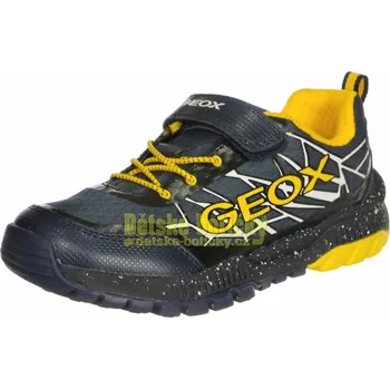Chlapecké tenisky Geox J15AXB 014CE C0657 navy/yellow 32