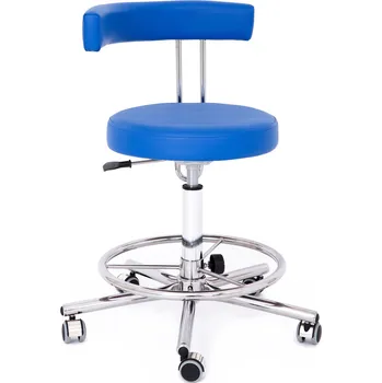 KOVONAX Ordinační stolička Dental CH Čalounění: Látka LINO, Barva látky: LINO 04, Povrchová úprava (barva): Chrom