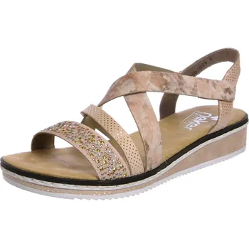 Dámské sandále Rieker V3663-32 rosa 40