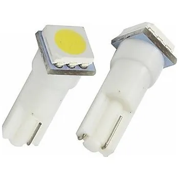 Autožárovka LED ŽÁROVKA T5 12V DO PALUBNÍ DESKY - SMD LED BÍLÉ (95181)
