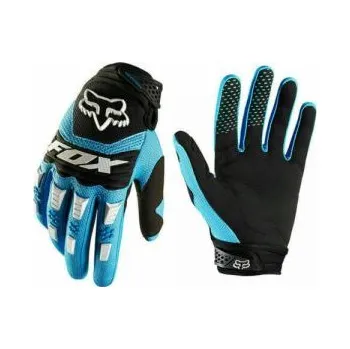 Moto rukavice Motocrossové rukavice FOX v modré barvě