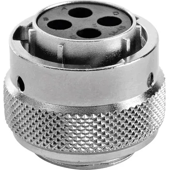 Síťový konektor Amphenol RT0614-4SNH kulatý faston, 1 ks