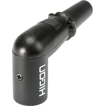 Elektrický konektor Hicon HI-X3RM-M XLR konektor zástrčka, zahnutá Pólů: 3 černá 1 ks