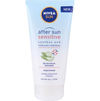 Přípravek po opalování Nivea Sun After Sensitiv zklidňující gelový krém po opalování 175 ml