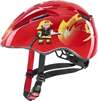 Cyklistická přilba UVEX Kid 2 Red Fireman 46-52