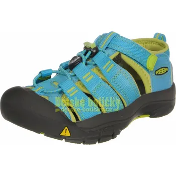 Chlapecká obuv KEEN Newport H2 hawaiian blue/green glow 1012294 1012314 27