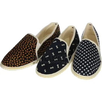 Dívčí bačkory Papučky dívčí nazouvací s pruženkou 38,5 (25,5)