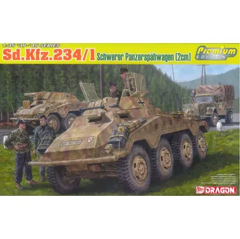 Plastikový model Recenze Dragon Models Sd.Kfz.234/1 Schwerer Panzerspähwagen 1:35