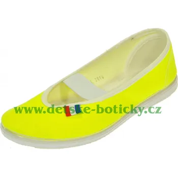 Toga jarmilky 729-323 neon žlutozelený cvičky 33 (21,5)