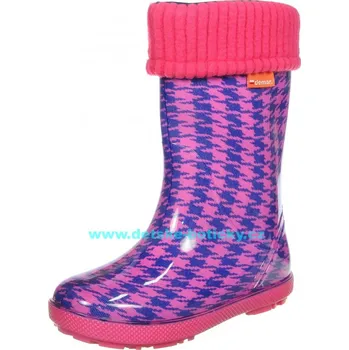 Chlapecká obuv Demar Hawai Lux Print 0048 0049 HF pepita růžová 28