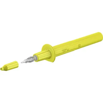 Stäubli PP-115/4 bezpečnostní zkušební hrot CAT II žlutá 1 ks