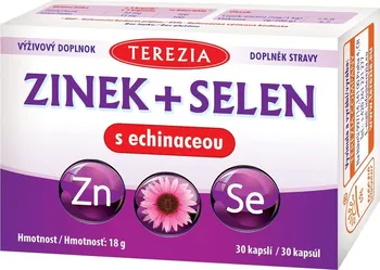 TEREZIA COMPANY Zinek + selen + echinacea 30 cps.