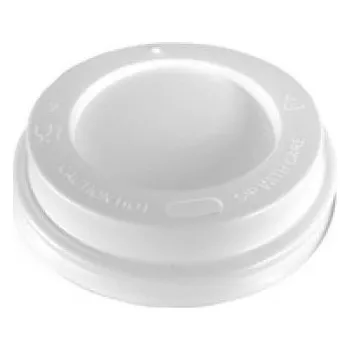 Jednorázové nádobí Víčko bílé průměr 73 mm, 100 ks, k 200ml