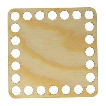 Dno na košík čtverec 10x10cm borovice