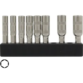 Sada nářadí Donau Elektronik MBS66 vnější šestihran sada nástavců pro nástrčný klíč 2 mm, 2.5 mm, 3 mm, 3.5 mm, 4 mm, 4.5 mm, 5 mm, 5.5 mm 8dílná 5/32 (4 mm)