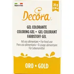 Decora Gelová barva zlatá 28 g