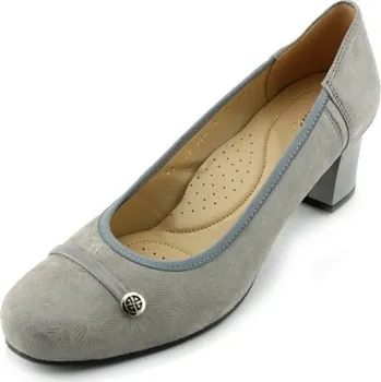 Dámské lodičky Velká dámská obuv TR294 šedá (nadměrky - lodičky)