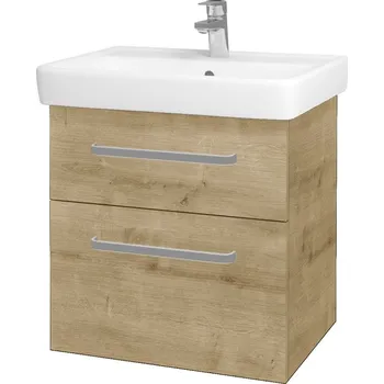 Koupelnový nábytek Dřevojas - Umyvadlová skříňka Q MAX SZZ2 60 - D09 Arlington / Úchytka T01 / D09 Arlington 115098A