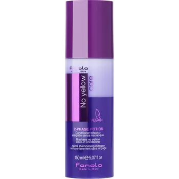 Fanola No Yellow 2-Phase Potion Conditioner bezoplachový kondicionér pro platinově blond a šedivé vlasy 150 ml Fanola No Yellow 2-Phase Potion Conditioner bezoplachový kondicionér pro platinově blond a šedivé vlasy 150 ml