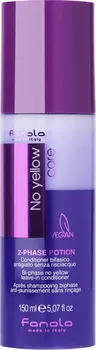 Fanola No Yellow 2-Phase Potion Conditioner bezoplachový kondicionér pro platinově blond a šedivé vlasy 150 ml