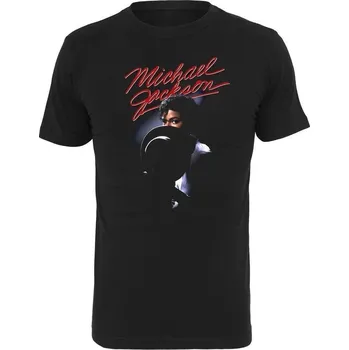 Pánské tričko Michael Jackson Logo Black 2XL Tričko