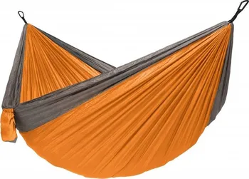 Houpací síť Hamaka Camping houpací síť 320 x 150 cm oranžová