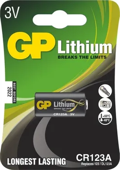 Článková baterie GP CR123A lithium
