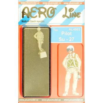 Plastikový model Plusmodel 1/48 Pilot Su-27 (1 fig.)