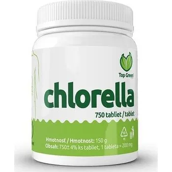 Speciální výživa Top Green Chlorella, 750 tablet