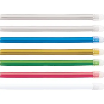 Jednorázové nádobí ORBIS Savky flexibilní - balení 100 ks 125 mm Barva: Modrá, průhledná, balení 100ks