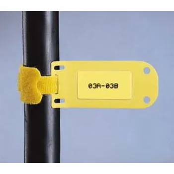 Tiskárna štítků SLCT-YL Kabelový štítek samo-laminovací, 76x33mm, žlutý, bal 25ks