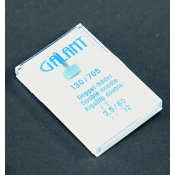 Příslušenství k šicímu stroji Dvojjehla do šicích strojů - 1 ks - velikost 2,5/80/12