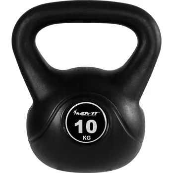 Kettlebell činka MOVIT 10 kg | černá