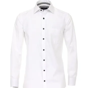 Pánská košile Pánská košile Casa Moda Comfort Fit bílá popelínová dlouhý rukáv vel. 50 - 56 Casa Moda - 52