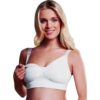 Podprsenka Podprsenka bezešvá s gelovou kosticí bílá XL Carriwell