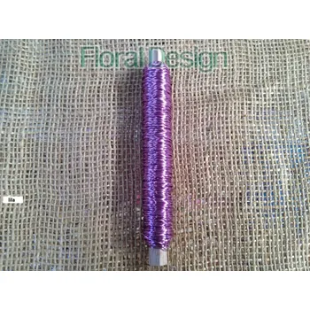 Floristika Drátek hladký na dřívku 0,5mm/100gr. lila