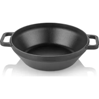 Pánev Litinová pánev Wok černá - Silver