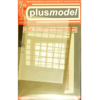 Plastikový model Plusmodel 1/35 Workshop window - square