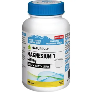 NatureVia Swiss Magnesium 1 420 mg 90 tbl.