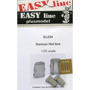 Plastikový model Plusmodel 1/35 German Hot box (2 pcs.) EASY LINE