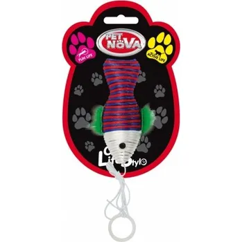 Hračka pro kočku Pet Nova Sisalová ryba 10x4cm