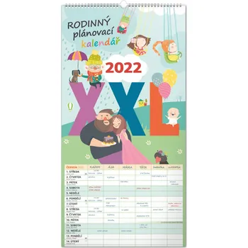 Presco Group Rodinný plánovací XXL 2022 Kalendář Presco Group Rodinný plánovací XXL 2022