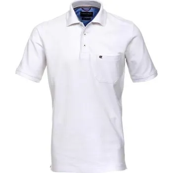 Pánská polokošile Casa Moda 3XL - 6XL krátký rukáv bílá Casa Moda ODE-CAS-004270-000 - 5XL