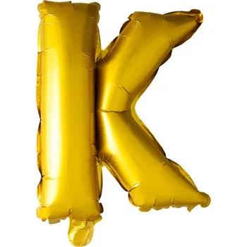 Balónek Procos - Balonek písmeno K zlatý (102 cm) -